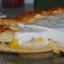 Пирог с яблоком и манго