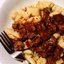 Картофельные ньокки с мясным соусом