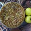 Яблочная шарлотка с кукурузной мукой