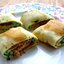Блинные рулеты с красной рыбой