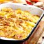 Картофель в духовке с яйцами и мускатным орехом