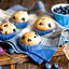 Творожный кекс с черникой