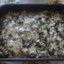 Запеканка из цветной капусты с грибами