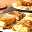 Блинчики с грибами и яйцом