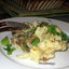 Цветная капуста, запеченная с грибами и сыром