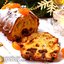 Рождественский кекс с мандаринами и сухофруктами