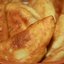 Чебуреки с курицей и кислым яблоком на кефире