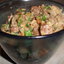 Куриные сердечки с вешенками в сметане (вариант)