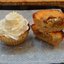 Песочные корзинки с творогом и изюмом