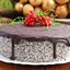 Рыба, запеченная с луком и грибами