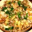 Мясо с солеными грибами и сыром