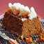 Морковный кекс с имбирем, апельсинами и цукатами