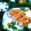 Треска под соусом из запечённых овощей