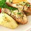 Куриная голень с картошкой
