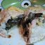 Куриная грудка в сливках, фаршировнная грибами