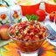 Овощная сальса с персиками