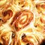 Пирог из булочек бриошь с кремом патисьер