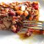 Запеченная овсянка с клюквой и яблоком
