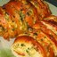 запеченный батон с сыром и чесноком