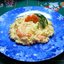 Каша пшенная с креветками