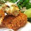Картофельные котлеты с лососем