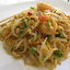 Вермишель с креветками в тайском соусе