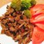 Желудочки куриные с соевым соусом