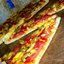 Пицца с салями и оливками
