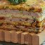Сырный пирог с курицей
