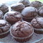 Шоколадные кексы или Muffins al cioccolato con alchechenge/почти как у Луки
