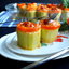 Кабачки фаршированные грибами и рисом