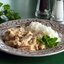 Овощное рагу с клецками из пармезана с тимьяном