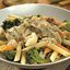 Паста с цветной капустой, брокколи и грибным соусом