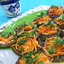 Жареные кабачки с чесноком и корейской морковью