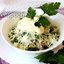 Салат из консервированной горбуши с зелёным луком