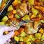 Осенняя курочка с овощами