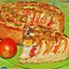 Овощной пирог Полосатик с кабачками и морковью