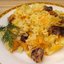 Плов с куриными сердечками