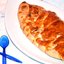 Кулебяка с яблоком и сахаром