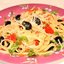 Лосось, запеченный с овощами и базиликом
