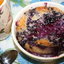 Черничная запеканка с медом