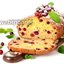 Апельсиновый кекс с клюквой