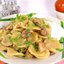 Сметанные галушки с шампиньонами