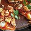 Пицца с острыми креветками и ананасом