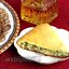 Осетинский пирог с сыром и зеленью