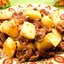 Куриные желудки, тушенные с картошкой
