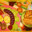 Быстрый, но ОЧЕНЬ калорийный ужин (Вариант для домашнего гриля)