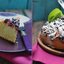 Йогуртовый пирог с персиком и смородиной