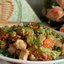Филе куриной грудки с овощами и кускусом