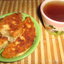 Постные пирожки с луком и...яблоками